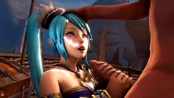 Принцесса Hyrule Warriors прогибается перед врагом и подставляет сочную письку для жесткого проникновения!